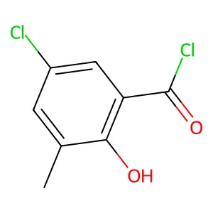 5-Chloro-2-hydroxy-3-methylbenzoyl chloride structure