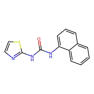 N-(1-Naphthyl)-N'-(1,3-thiazol-2-YL)urea structure