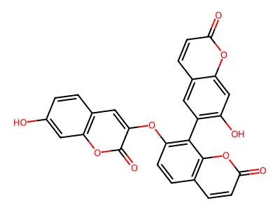 8-(7-Hydroxy-2-oxochromen-6-yl)-7-(7-hydroxy-2-oxochromen-3-yl)oxychromen-2-one structure
