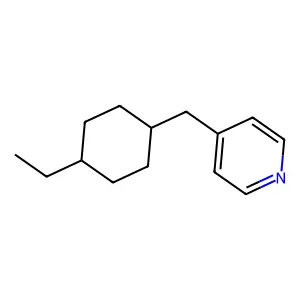 4-[(4-Ethylcyclohexyl)methyl]pyridine structure