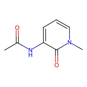 N-(1-Methyl-2-oxo-1,2-dihydro-3-pyridinyl)acetamide structure