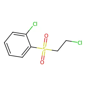 1-Chloro-2-((2-chloroethyl)sulfonyl)benzene structure