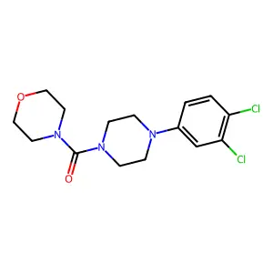 (4-(3,4-Dichlorophenyl)piperazin-1-yl)(morpholino)methanone structure
