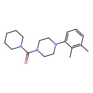 4-(2,3-Dimethylphenyl)piperazinyl piperidyl ketone structure