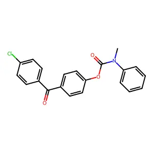 4-(4-Chlorobenzoyl)phenyl methyl(phenyl)carbamate structure