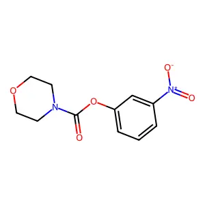 3-Nitrophenyl morpholine-4-carboxylate structure