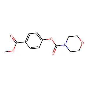 4-(Methoxycarbonyl)phenyl morpholine-4-carboxylate structure