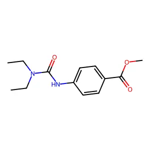 Methyl 4-(3,3-diethylureido)benzoate structure