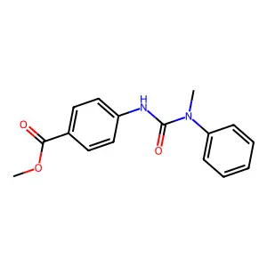 Methyl 4-{[methyl(phenyl)carbamoyl]amino}benzoate structure