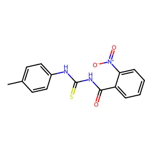 N-[(4-methylphenyl)carbamothioyl]-2-nitrobenzamide structure