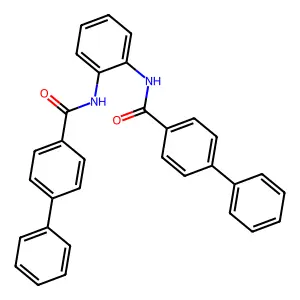 4-phenyl-N-[2-[(4-phenylbenzoyl)amino]phenyl]benzamide structure