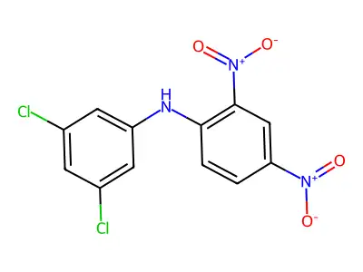 N-(3,5-dichlorophenyl)-2,4-dinitroaniline structure