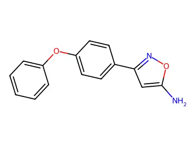 3-(4-Phenoxyphenyl)-1,2-oxazol-5-amine structure