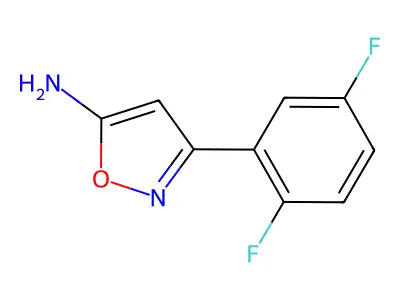 3-(2,5-Difluorophenyl)-1,2-oxazol-5-amine structure