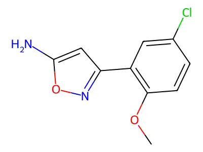 3-(5-Chloro-2-methoxyphenyl)-1,2-oxazol-5-amine structure