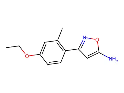 3-(4-Ethoxy-2-methylphenyl)-1,2-oxazol-5-amine structure