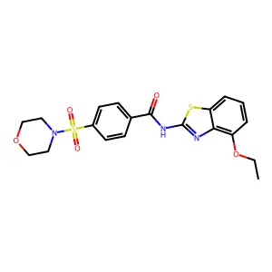 N-(4-ethoxybenzo[d]thiazol-2-yl)-4-(morpholinosulfonyl)benzamide structure