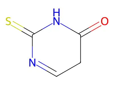 2-硫脲嘧啶 structure