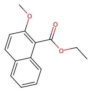 Ethyl 2-methoxynaphthalene-1-carboxylate structure