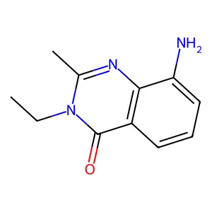 8-amino-3-ethyl-2-methylquinazolin-4(3H)-one structure