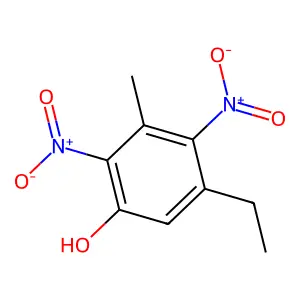 5-Ethyl-3-methyl-2,4-dinitrophenol structure