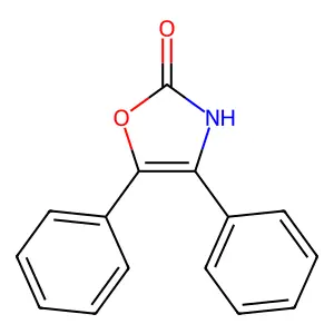 4,5-Diphenyl-4-oxazolin-2-one structure