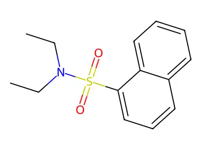 N,N-diethylnaphthalene-1-sulfonamide structure