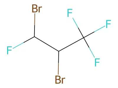 2,3-Dibromo-1,1,1,3-tetrafluoropropane structure