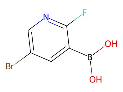 5-Bromo-2-fluoropyridine-3-boronic Acid (contains varying amounts of Anhydride) structure