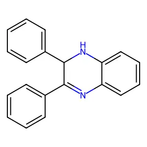 Quinoxaline, 1,2-dihydro-2,3-diphenyl- structure