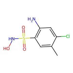 2-Amino-4-chloro-N-hydroxy-5-methylbenzene-1-sulfonamide structure