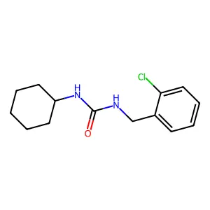 1-((2-Chlorophenyl)methyl)-3-(cyclohexyl)urea structure