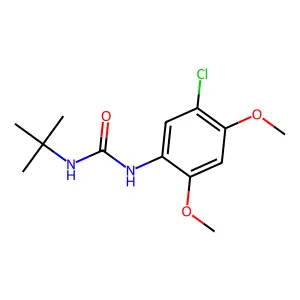 N-tert-Butyl-N'-(5-chloro-2,4-dimethoxyphenyl)urea structure
