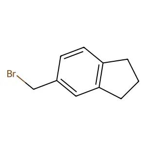 5-(bromomethyl)-2,3-dihydro-1H-indene structure