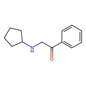 2-(Cyclopentylamino)-1-phenylethanone structure