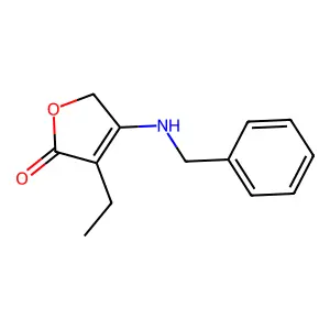 4-(Benzylamino)-3-ethylfuran-2(5H)-one structure