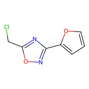 5-(Chloromethyl)-3-(furan-2-yl)-1,2,4-oxadiazole structure