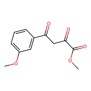 Methyl 4-(3-methoxyphenyl)-2,4-dioxobutanoate structure