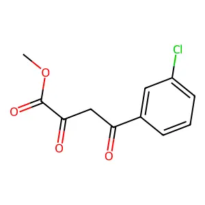 Methyl 4-(3-chlorophenyl)-2,4-dioxobutanoate structure