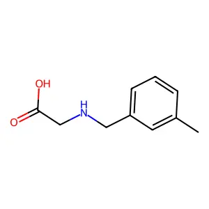(3-Methyl-benzylamino)-acetic acid structure