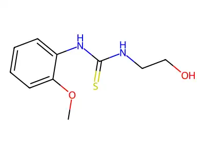 1-(2-Hydroxyethyl)-3-(2-methoxyphenyl)thiourea structure