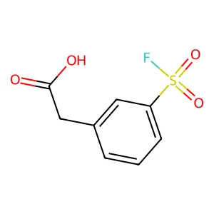 2-(3-(Fluorosulfonyl)phenyl)acetic acid structure