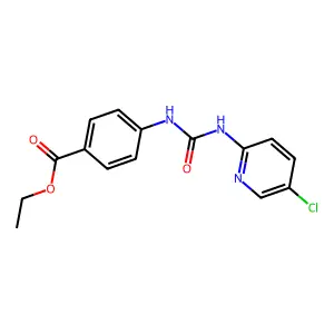 Ethyl 4-[(5-chloropyridin-2-yl)carbamoylamino]benzoate structure
