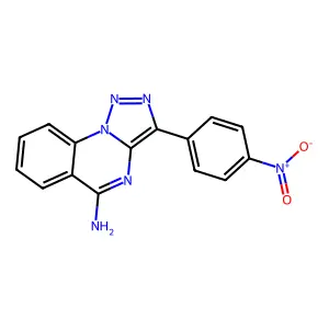 3-(4-Nitrophenyl)[1,2,3]triazolo[1,5-a]quinazolin-5-amine structure