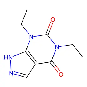 5,7-Diethyl-1H-pyrazolo[3,4-d]pyrimidine-4,6(5H,7H)-dione structure