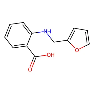 2-[(Furan-2-Ylmethyl)amino]benzoic Acid structure