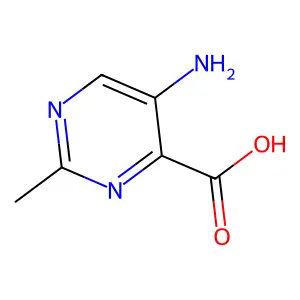 5-Amino-2-methylpyrimidine-4-carboxylic acid structure