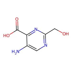 5-Amino-2-(hydroxymethyl)pyrimidine-4-carboxylic acid structure