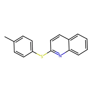 2-(p-Tolylthio)quinoline structure