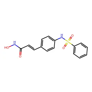 3-(4-苯磺酰氨基苯基)-N-羟基丙烯酰胺 structure
